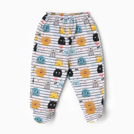 Sliders for a boy, white color, height 74 cm