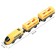 Toy train "My city", 3 items, on batteries, yellow