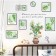 Stick plastic interior color "posters with leaves" 60x90 cm
