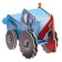 3D designer made of foam card, blue tractor, 2 sheets