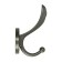Furniture hook CAPPIO WING, two -rOM, graphite color, 4 pcs.