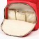 Women's backpack with thermal carman, thermal mosque - portfolio, red color