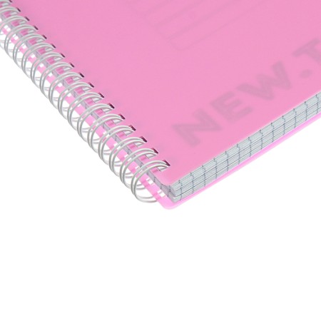 A notebook of 80 sheets in a cage, on the crest "Newtone Pastel Pion", plastic cover, block 80 g/m2-4