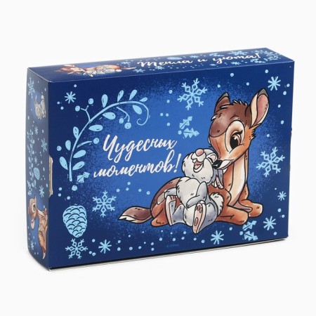 Folding box, 21 x 15 x 5 cm "Happy New Year!", Bambi-2