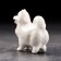 Suvenir "Samoyed", handmade, porcelain