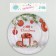 Paper plate "Happy New Year", set of 6 pcs.