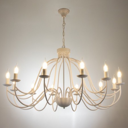 Jil chandelier 12xe14 40w is white 87x87x45-100 cm Bayerlux-1