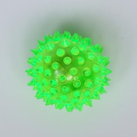 The ball glowing for dogs is medium, tpr, 5.5 cm, green-1