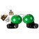 Sound signal SkyWay 003 Meshuba Horn, D = 120 mm, 12 V, 110 DCB, Green, set 2 pcs, S07601003