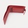 Women's wallet on the button, red color