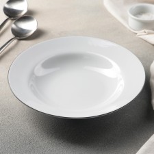 Porcelain Porcelain Palitra, 230 ml, d = 20 cm, white