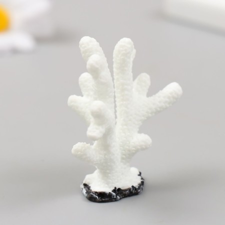 Figure for Florarium Polystone "Montipor finger" White 4.7x4.5 cm-1
