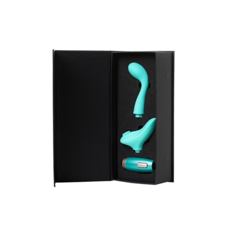 Unrealistic vibrator Le Stelle Perks Series EX-4, silicone, turquoise, 16.5 cm-8