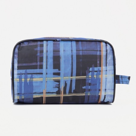 Lightning cosmetic bag, blue color-1