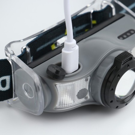 Battery voltage lamp 7 watts, 1200 mAh, 210 lm, 5 hours of work, zoom, charge indicator-4