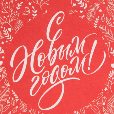 Package without pens "Red", 10 x 19.3 x 7 cm, New Year-4