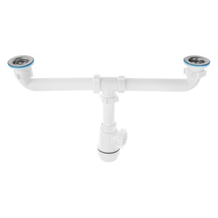 Siphon for washing "Ani Plast" A3000, 1 1/2 "x 40 mm, double