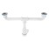 Siphon for washing "Ani Plast" A3000, 1 1/2 "x 40 mm, double