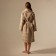 Welfare Women's bathrobe SL Home: Chess "Sabbia", size M, 100% cotton, 340 g/m2