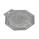 Prize medal "2 place", d = 5 cm., Silver color