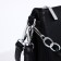 Bag Cross-Bodi with a zipper, black color