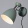 Sconces with a switch on the wire "Claudia" E27 40W green 28x15x20cm
