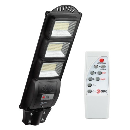 Console lamp era on a sunny battery with a motion sensor -ip65, 60W, 1000lm, 5000k, black-6