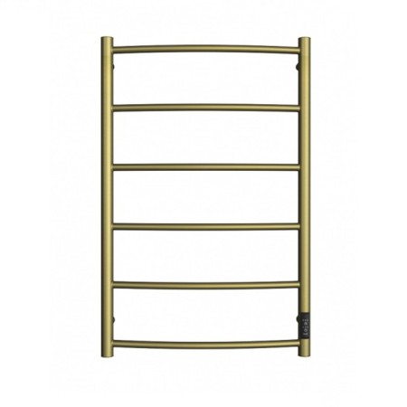 The electric heated towel "Dvin" R Neo, 800x500 mm, 1 "-1/2", dimmer, matte bronze-1