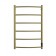 The electric heated towel "Dvin" R Neo, 800x500 mm, 1 "-1/2", dimmer, matte bronze