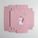 Gift folding box, packaging, “unicorn”, 21 x 15 x 7 cm