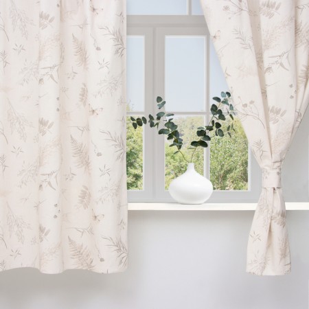 A set of curtains d/kitchen with sequence of Ethel "Flower Herbarium" 149x180 cm - 2 pcs