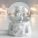 Souvenir Polystone Water Ball "Snowman in a hat with pompom" 7x6.7x8.8 cm