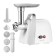 Meat grinder Galaxy Line GL 2421, 1600 watts, 1.5 kg/min, reverse, 2 nozzles, white