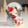 Souvenir Polystone Water Ball "Santa Claus with violin" 7x8x9 cm