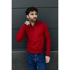 Jumper male ise, size 48, red color