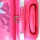 Small suitcase 18 "on a zipper, pink color