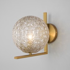 Бра со стеклянным плафоном Shape, 60Вт, E14, 20x25x28 см
