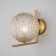 Sconces with a glass ceiling Shape, 60W, E14, 20x25x28 cm