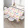 The tablecloth “Caramel hearts”, rectangular, Saten, size 120x145 cm
