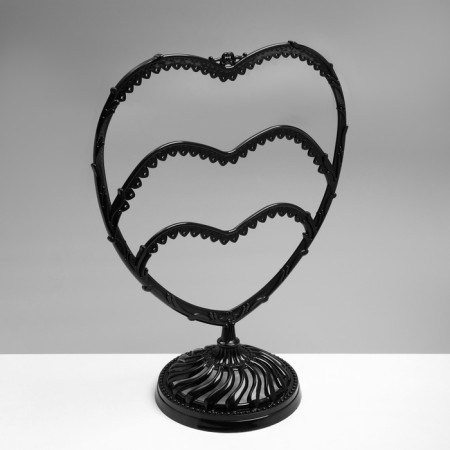 Star for jewelry "Heart", 31 place, 13.5 × 24 × 30 cm, black color-3