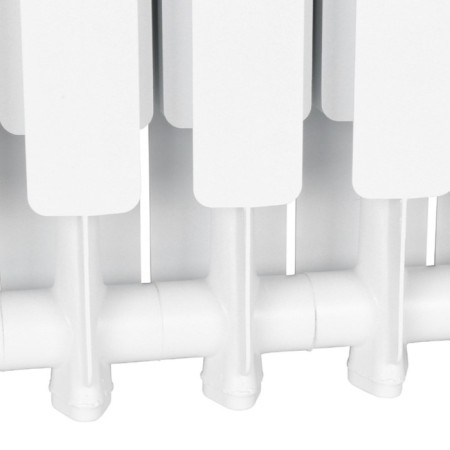 Aluminum radiator Stout Bravo, 500 x 80 mm, 14 sections, lower right connection-5