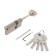 Cylinder mechanism Max Standard, 75 mm (45x30S), 5 keys, key/rod, matte nickel