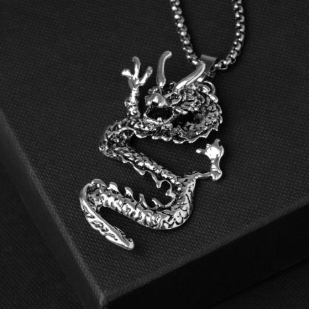 Unisex "Dragon" Furious, color black silver, 60 cm