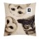 Pillowcase decorative Ethel "Owls" 40x40 cm, velor