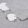Female home set (T-shirt, shorts) "lamb", light gray color, size 46
