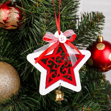 New Year suspension "With patterns and bells" mix-1