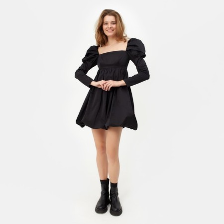 Dress women's balloon minku: Partydress Black color, size 42-44