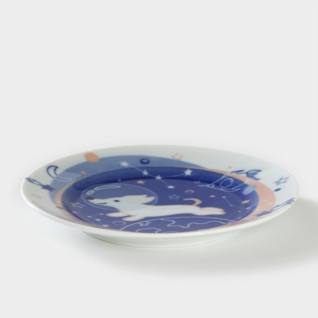 Porcelain plate "Zoomix", d = 16 cm, white-1