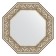 Mirror in the baguette frame, baroque silver 106 mm, 65x65 cm