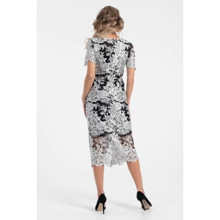 Dress lace, size 44, gray color-9